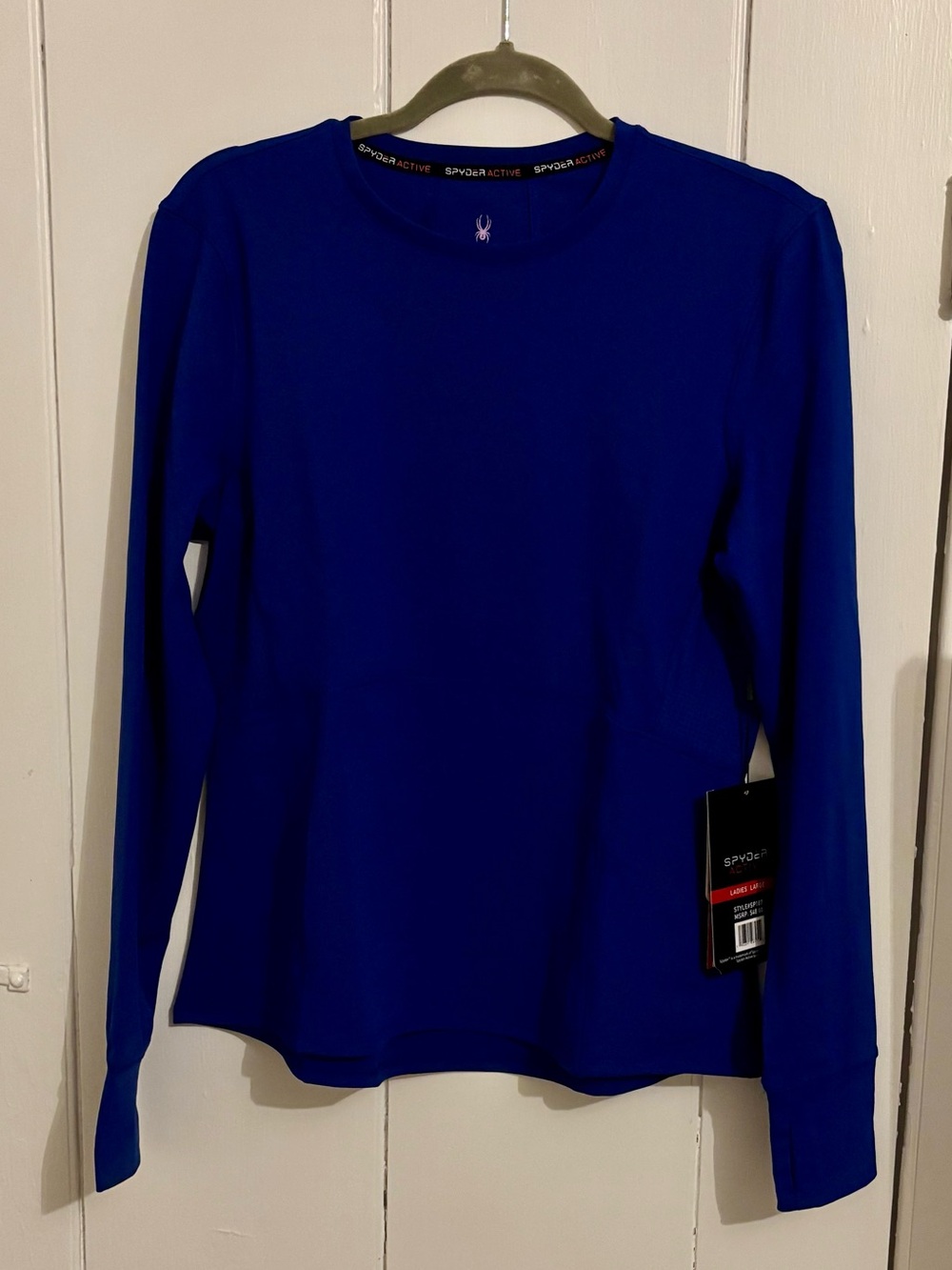 Spyder Women's Long Sleeve Crew Shirt - Cobalt Blue
